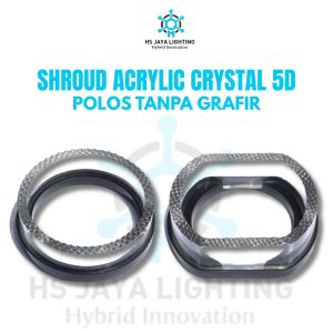 SHROUD AKRYLIC CRYSTAL 5D ( POLOS TANPA GRAFIR )